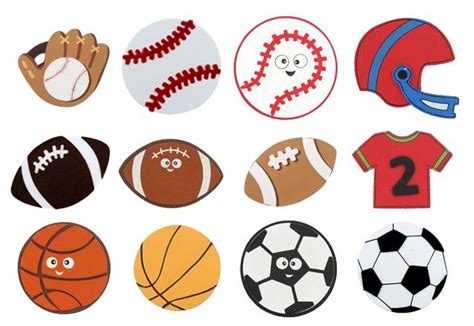 Sports Cutouts Crafts Cards Baby Shower