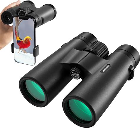 Cammoo 12x42 Hd Binoculars Ipx7 Fog And Waterproof Binoculars For Adults