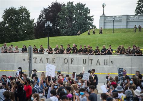 The suspect lunged at the two. Utah police academy calls for more anti-bias training and lessons in fighting with hands, not ...