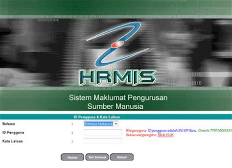 Resource management system (hrmis 2.0) in the health. SEKOLAH KEBANGSAAN NAMI: Panduan mengisi Data HRMIS