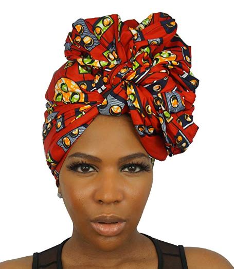 I Absolutely Love This Beautiful Multicoloured Traditional African Head Wrap It Looked Super