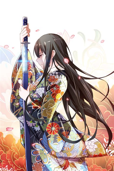627247421 Kimono Sword 523755 Yandere