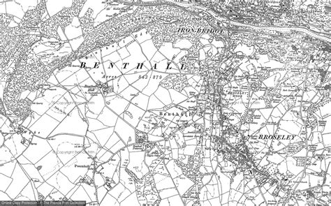 Old Maps Of Benthall Shropshire Francis Frith