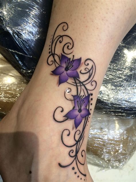 Nature Walk In 2021 Tattoos For Women Flowers Purple Tattoos