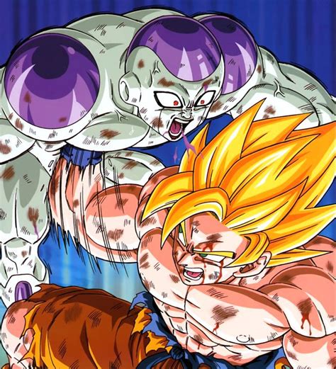 Rivivi la feroce resa dei conti tra il super saiyan son goku e l'imperatore dello spazio freezer! Wallpaper Goku vs Freezer ~ Imagenes de Dragon Ball Z