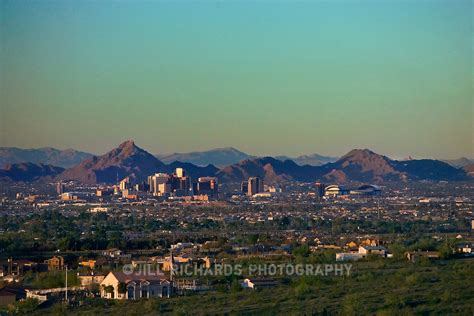 Phoenix Arizona Downtown Skyline Jill Richards Photography