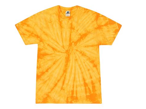 Gold Tie Dye T Shirt Tie Dye Space