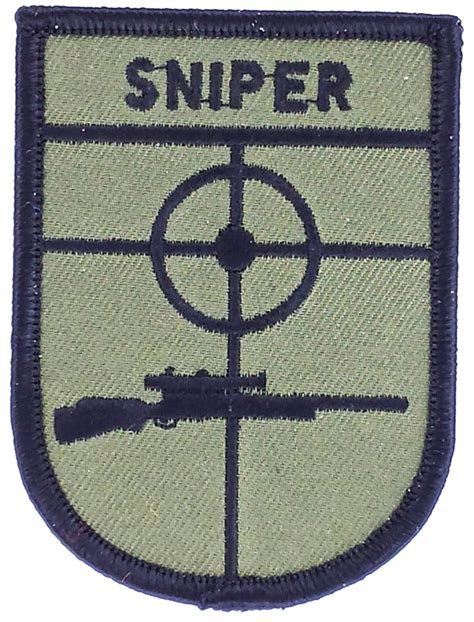 Sniper Patch Airsoft Army Patch Iron On Military Sniper Army Patches
