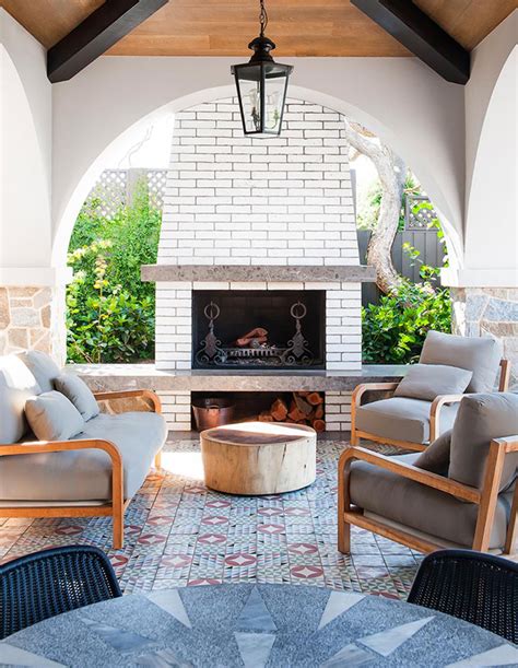House And Home Trending Now 10 Dreamy Patios With Bold Patterned Tile
