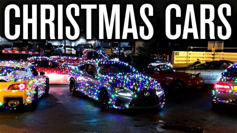 Wrapping Our Cars With Christmas Lights Youtube