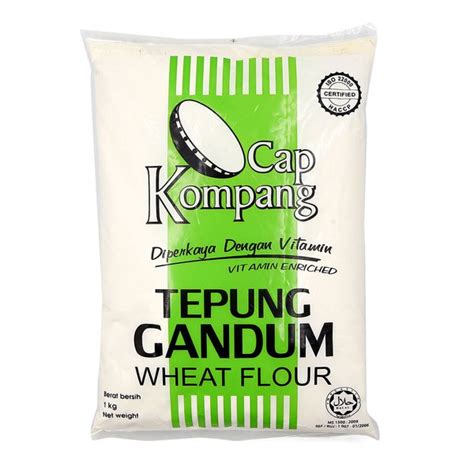 Mfm cap ros tepung gandum serbaguna 850g. Tepung Gandum Cap Kompang 1kg | Shopee Malaysia