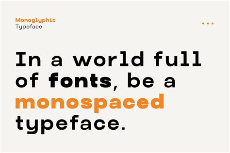 Monoglyphic Clean Monospace Font On Behance
