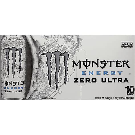 Monster Energy Drink Zero Ultra Oz Pack Soft Drinks Foodtown