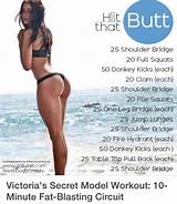 Pictures of Workout Routine Victoria Secret Model