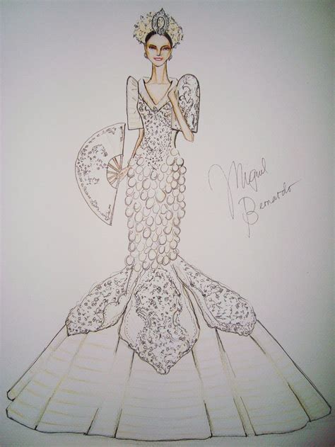 Miss Philippines National Costume 2015 Dress Design Sketches Sinulog