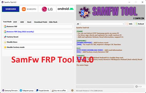 Samfw Frp Tool V Free Frp Remove Tool One Click
