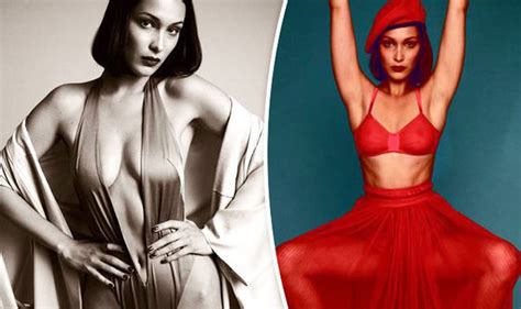 Bella Hadid Flashes Nipples As She Dares To Bare In Sheer Red Bra For