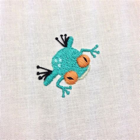 Frog Embroidery Embroidery Inspiration Diy Embroidery Embroidery
