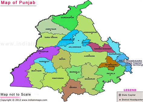 Map Of Punjab Punjab District Map Political Map Of Punjab Flickr