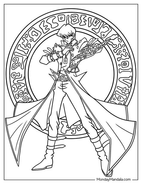 20 Yu Gi Oh Coloring Pages Free Pdf Printables