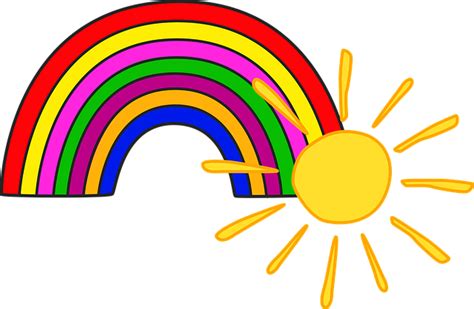 Sun Rainbow Kids · Free Image On Pixabay