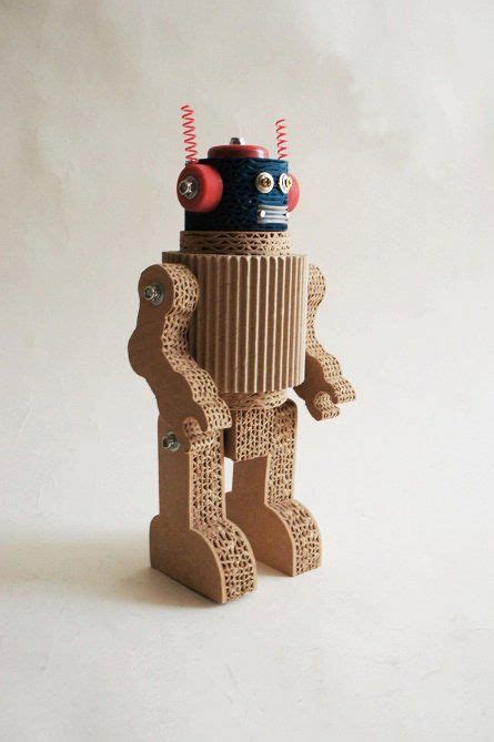 Cardboard Robot Cardboard Robot Cardboard Crafts Paper Crafts