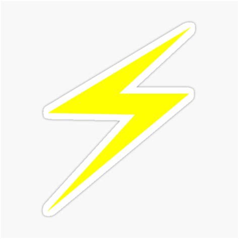 Lightning Zag Sticker For Sale By Kerchow Redbubble