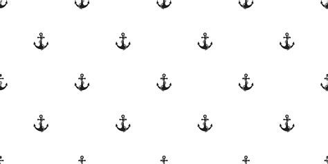 anchor helm seamless pattern vector isolated maritime nautical boat ocean sea wallpaper