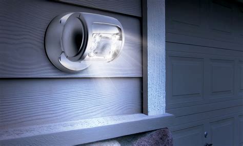 These lights light up when they detect motion within the range of its the baxia is the ideal adjustable outdoor motion sensor light for backyards, porches, and walkways around the home needing more light at night. Motion Sensor LED Porch Light | Groupon Goods