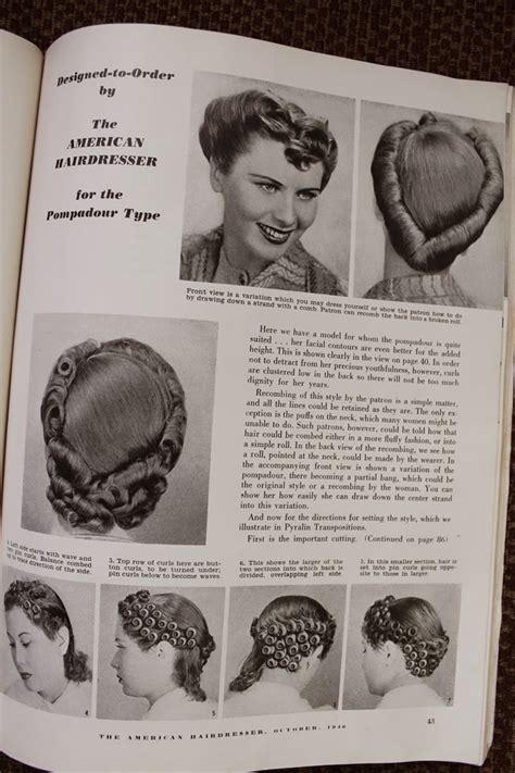 A Wartime Pin Curl Set Va Voom Vintage Vintage Fashion Hair