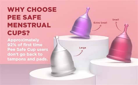 Pee Safe Small Menstrual Cup For Women Pack Of 2 Odour And Rash Free Leakage Proof