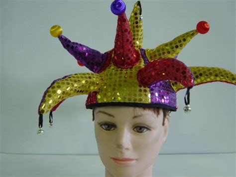 Jester Hat W Sequins And Bells — Red Fox Party Supplies