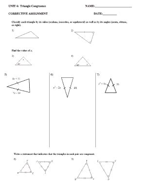 Similar triangles are two or more triangles with the same shape, equal pair of corresponding angles and the same ratio of the corresponding sides. 6 2 Proving Similar Triangles Corrective Assignment Answer ...