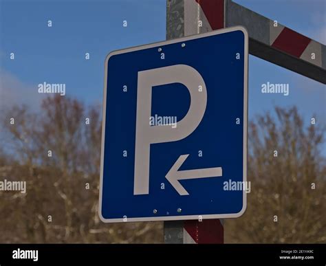 Blue Traffic Sign White Arrow Hi Res Stock Photography And Images Alamy