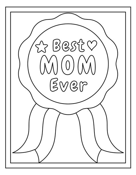 16 Best Mom Coloring Pages Etsy