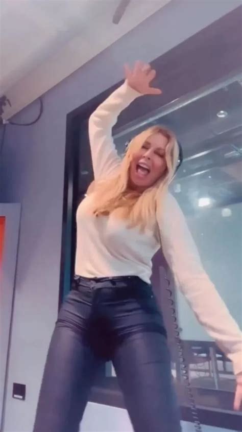 Carol Vorderman Distracts Fans As She Bounces Around In Skintight