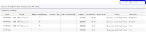 Manage A Students Financial Transactions Aeries Software