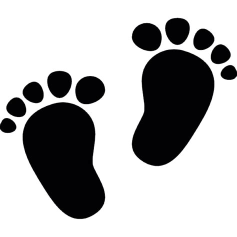 Footprint Infant Clip Art Cute Little Baby Footprints Png Download
