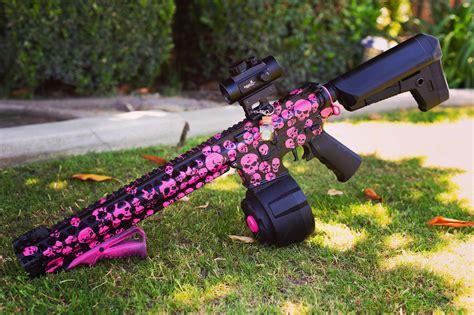 Pink Skull Camo From Modern Warfare On A Lvoa S With A Gun Charm Cause