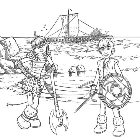 Download How to Train Your Dragon Coloring Pages - Birthday Printable
