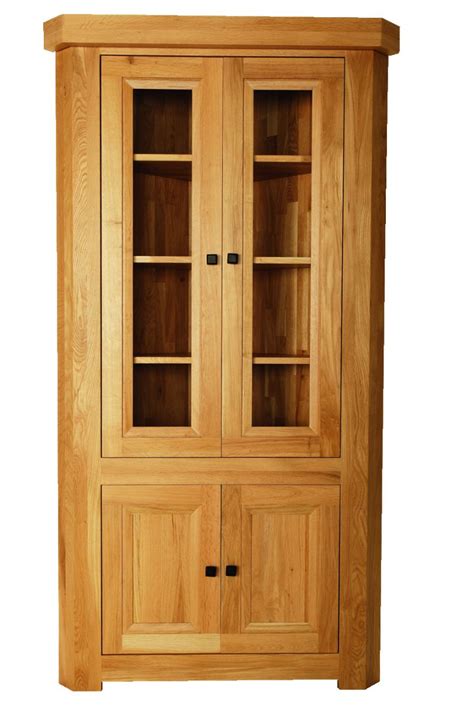Solid oak corner display cabinet. SOLIDWOOD Expert
