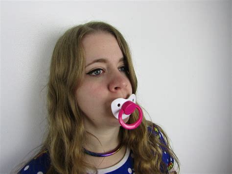 White And Hot Pink Pacifier