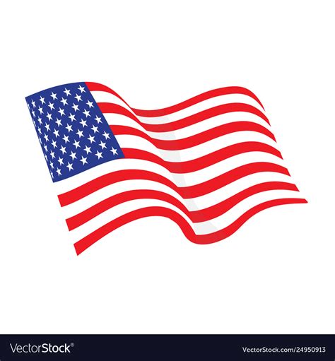 Browse our american flag images, graphics, and designs from +79.322 free vectors graphics. American waving flag Royalty Free Vector Image