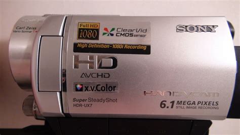 2007 Sony Handycam Hdr Ux7 Dvd Camcorder Review Youtube