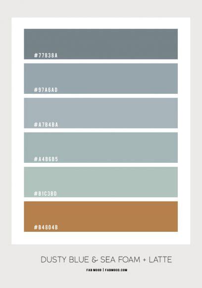 Dusty Blue And Seafoam Bedroom Colour Scheme Cool Tone Bedroom