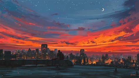 See more ideas about anime wallpaper, anime, anime images. Aesthetic Sunset Anime Wallpaper HD | Scenery wallpaper ...