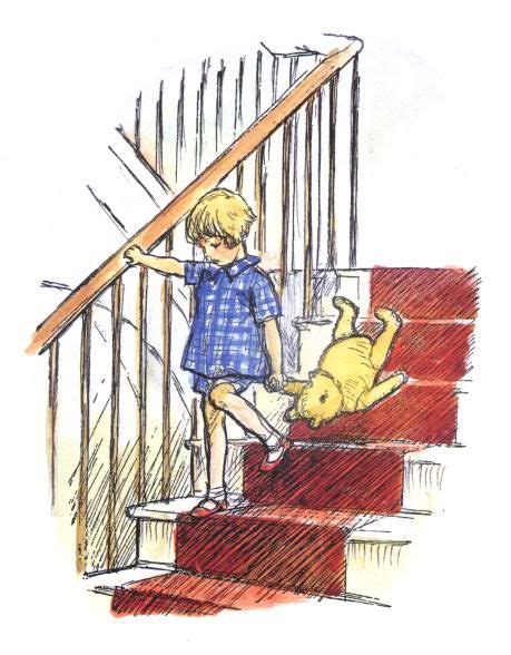 Here Is Edward Bear Coming Downstairs Now Bump Bump Bump On The