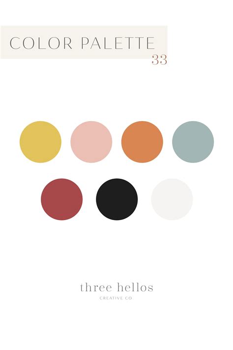 Modern Bright Color Palette Color Palette Bright Website Color