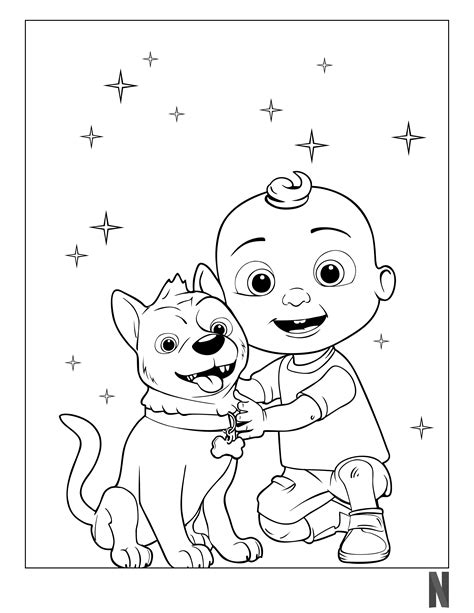 Cocomelon Coloring Pages Printable Printable Word Searches