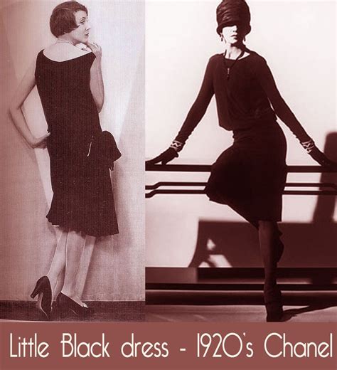 Little Black Dress 1920s Chanel The Little Black Dress From Chanel